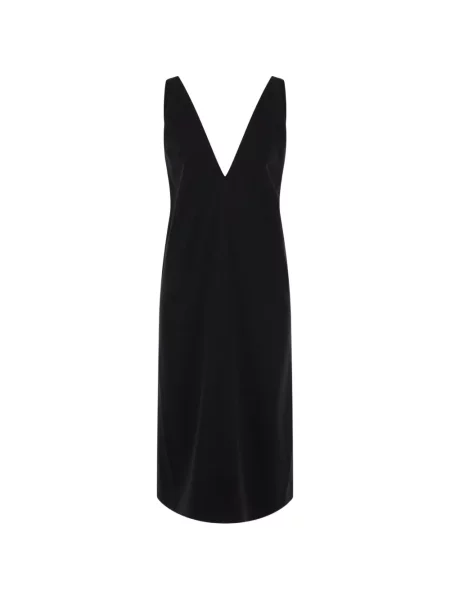 Sukienka Co z dekoltem w serek garniturowa czarna