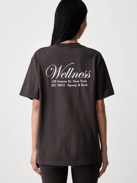 Sporty & Rich Soho t-shirt καφέ