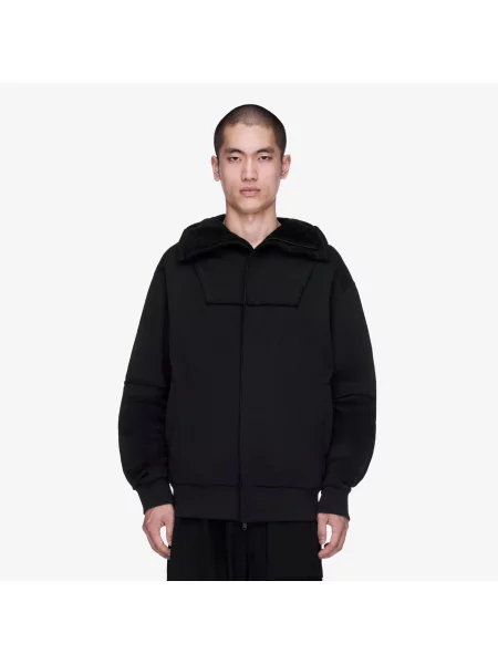 Hanorac cu glugă Y-3 din material terry negru