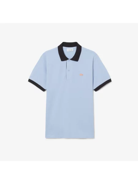 Lacoste Koszulka Polo Classic Fit niebieska