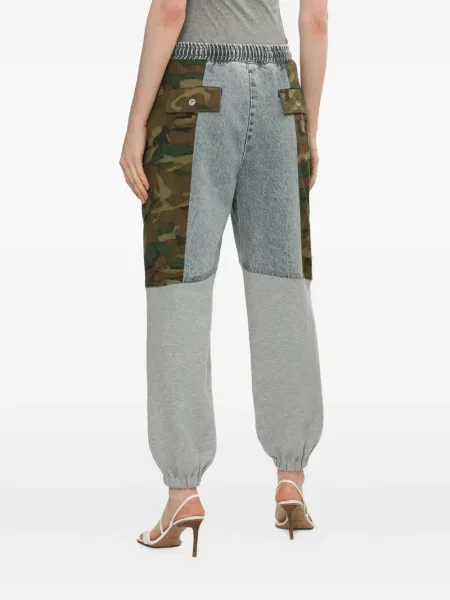 Jeansy 3.1 Phillip Lim w kamuflażu niebieskie