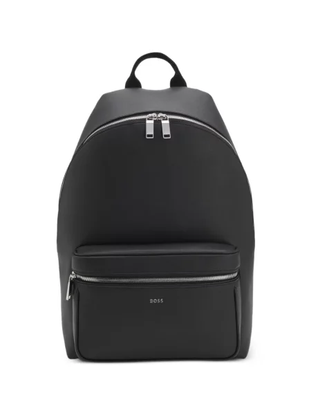 Rucsac Boss cu autograf negru