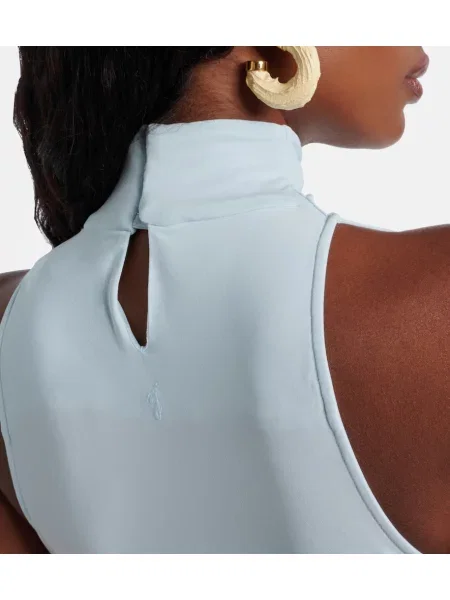 Rochie Jacquemus din jerseu albastru