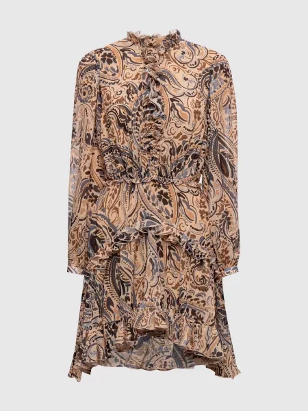Сукня з рюшами Etro бежева