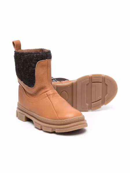 Buty do kostki dziecięce Pèpè brązowe
