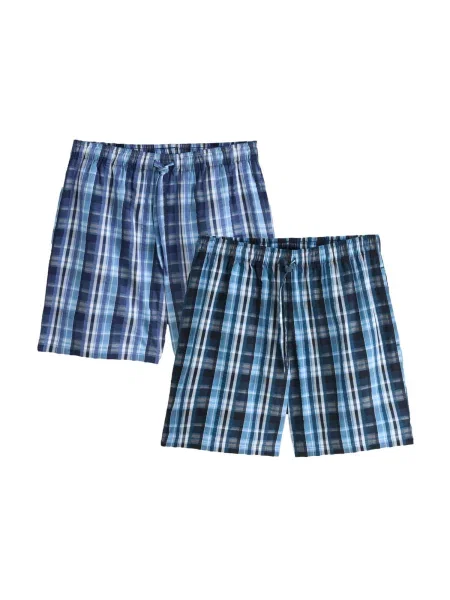Next Pantaloni de pijama marin / bleumarin / regal / pastel albastru