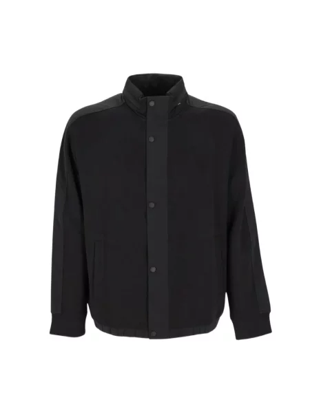 Geacă Armani Exchange cu glugă negru