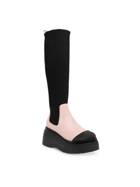Kozaki Steve Madden na wysokim obcasie czarne