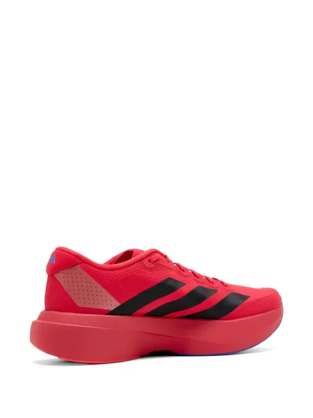 Sneakerși Adidas Adizero alergare cu motiv cu inimi de catifea cord roșu