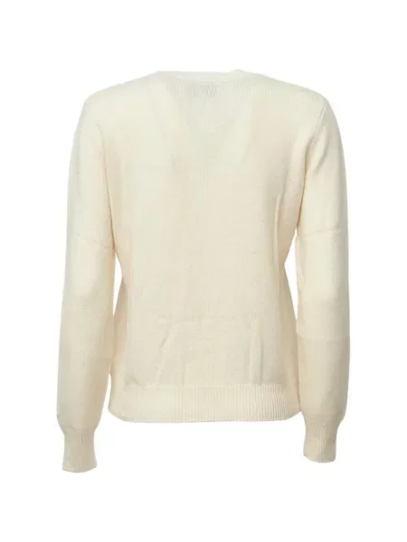 Pulover Mc2 Saint Barth cu broderie alb