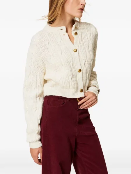 Decupat cardigan Twinset de lână