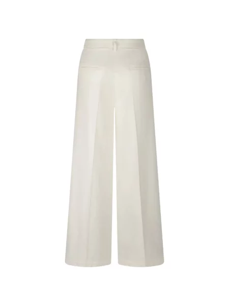 Pantaloni palazzo Seductive alb