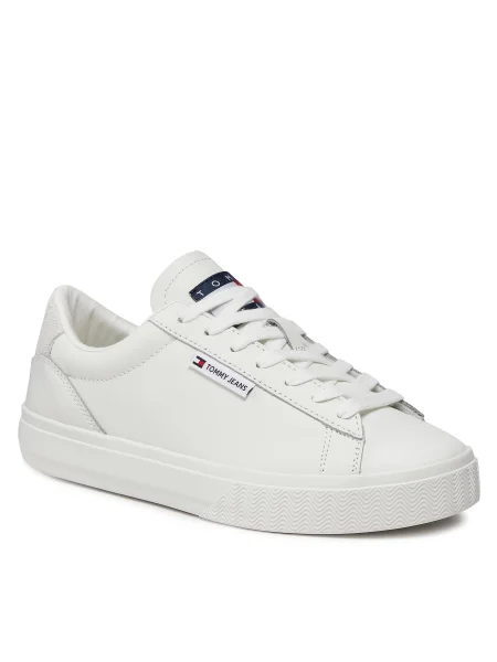 Tommy Jeans Sneakersy Tjw Cupsole Sneaker Ess biela