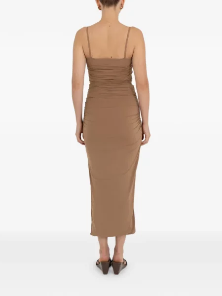 Rochie cu volane Maygel Coronel cu model floral cu volane