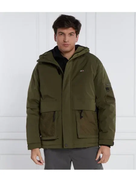 Tommy Jeans Geacă TECH kaki