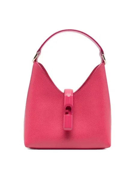 Torebka hobo Furla skórzana różowa