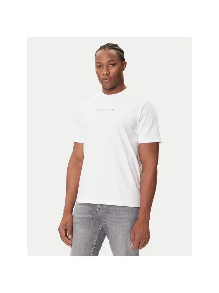 Calvin Klein Jeans T-shirt Pride Graphic Relaxed Fit bijela
