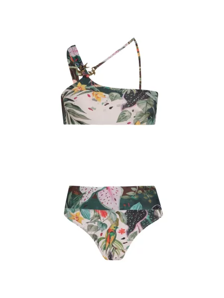 Bikini Amir Slama cu imagine cu imprimeu tropical