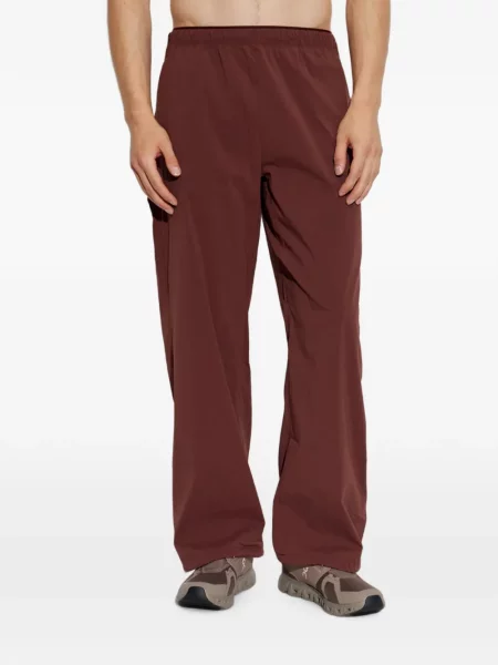 Pantaloni Nike cu broderie alergare roșu