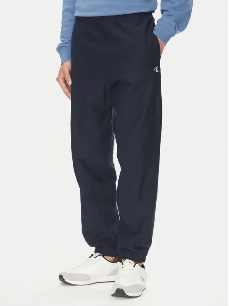 Calvin Klein Jeans Spodnie dresowe Premium Granatowy