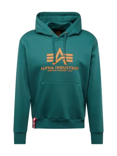 Mikina Alpha Industries Basic zelená