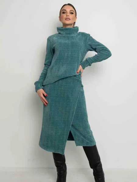 Спідниця міді RiMari світло-зелений зелена