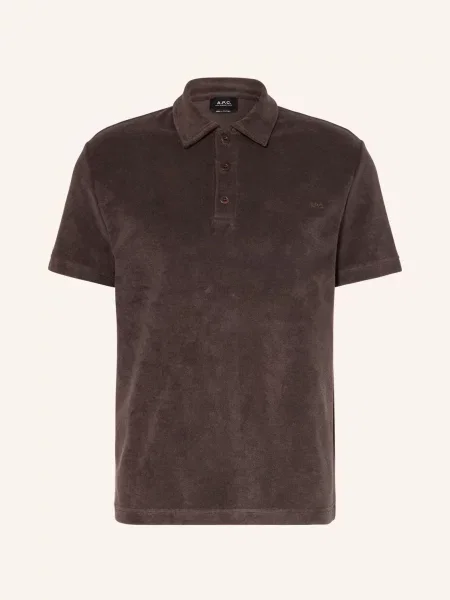 A.P.C. Nicki Polo Tričko Julian tmavě hnědá