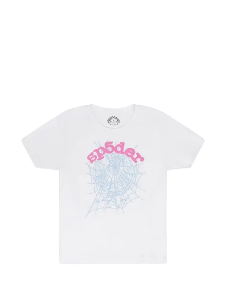 Tricou Sp5der cu imagine alb