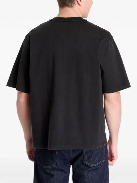 Tricou Guess cu autograf negru