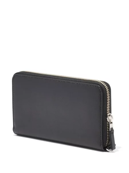 Portfel Marc Jacobs z logo czarny