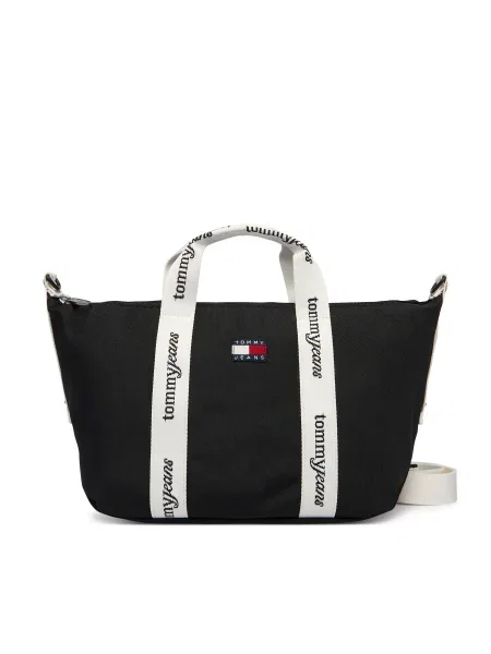 Tommy Jeans Shopper ESS / biela čierna