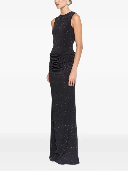 Stras rochie maxi Nissa negru