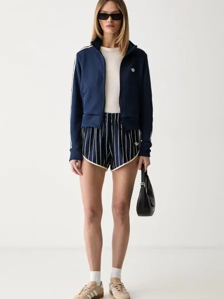 Adidas Originals Szorty Dżersejowe Firebird blau niebieskie