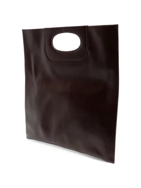 Kožna shopper torbica Gherardini crvena