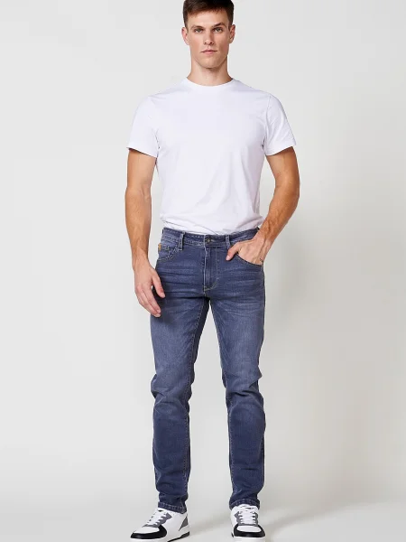 KOROSHI Jeans închis albastru