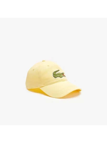 Lacoste кепка унісекс з органічної жовта