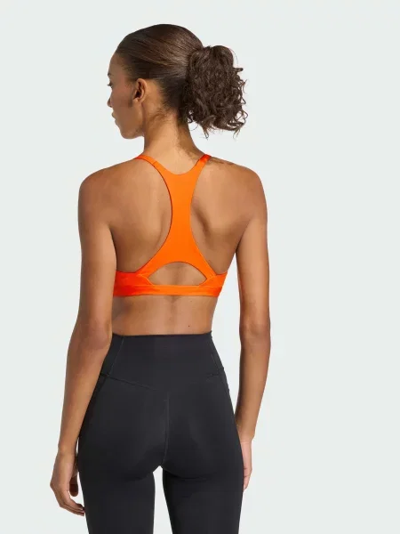 Спортивный топ Adidas оранжевый