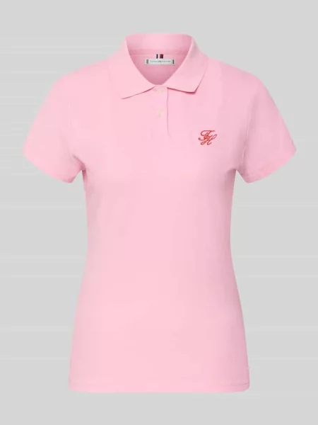 Koszulka polo o kroju slim fit z mieszanki bawełny Tommy Hilfiger