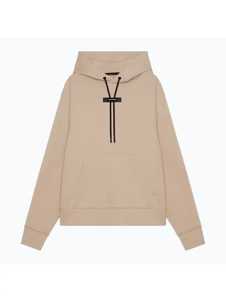 Дамски суитшърт On Focus Tech Hoodie desert бежово