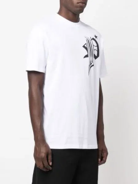 Tričko Philipp Plein s potiskem bílé
