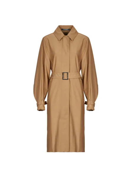 Trenci Karl Lagerfeld plisat bej