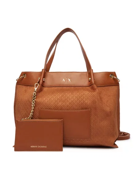 Armani Exchange Ročna torba rjava