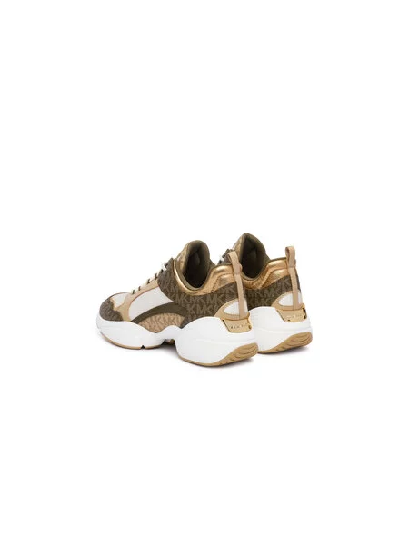 Sneakersy MICHAEL Michael Kors Bowie Hnedá biela
