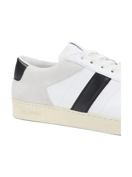 Sneakersy Tom Ford zamszowe białe