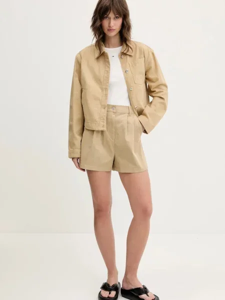 Tommy Jeans Kratke hlače bež