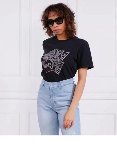The Kooples Tricou Modern fit gri