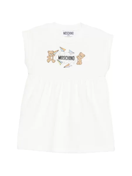 Sukienka dziecięca Moschino biała