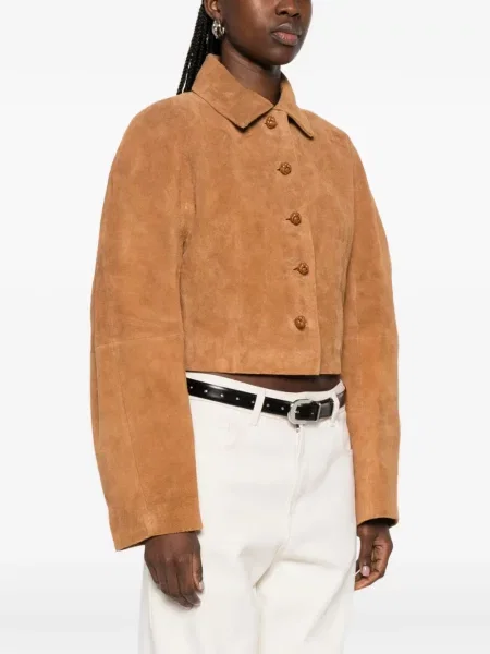 Велурено яке Róhe кафяво