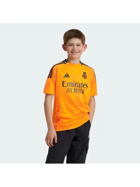 Koszulka Real Madrid Away Kids pomarańczowa