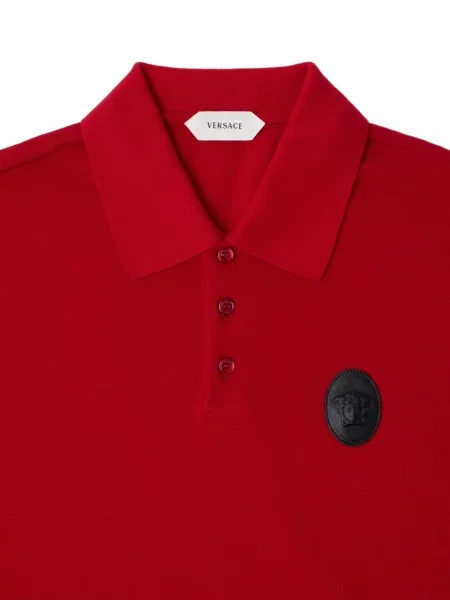 Tricou polo Versace roșu